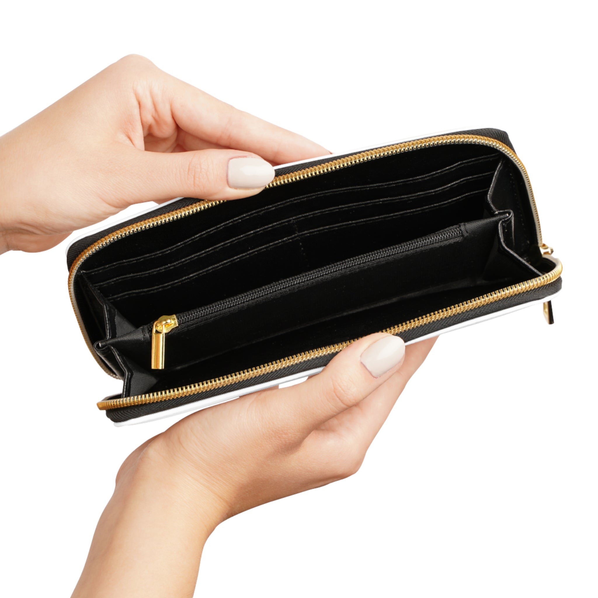 Zipper Wallet — Colorful Swirl Butterfly Long Zip Wallet