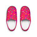 Bright Polka Dot Women's Slippers — Cozy Indoor Bedroom & Lounge Shoes